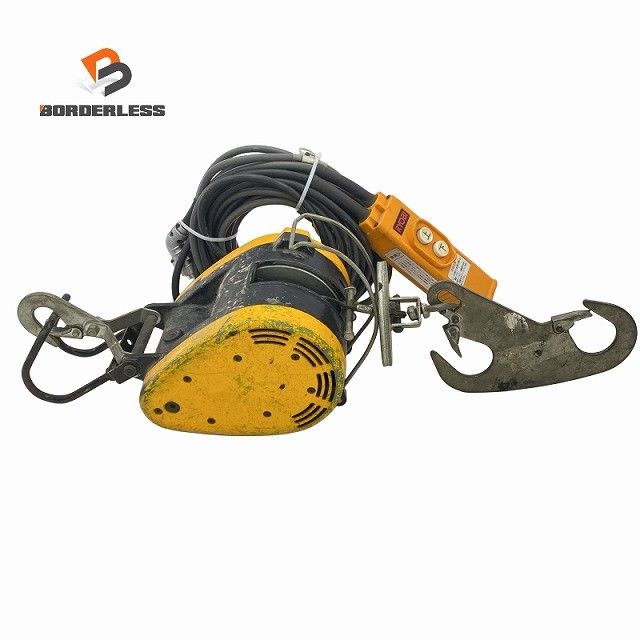 ☆中古品☆RYOBI リョービ 100V 電動ウインチ WI-61C リモコン付 荷重 