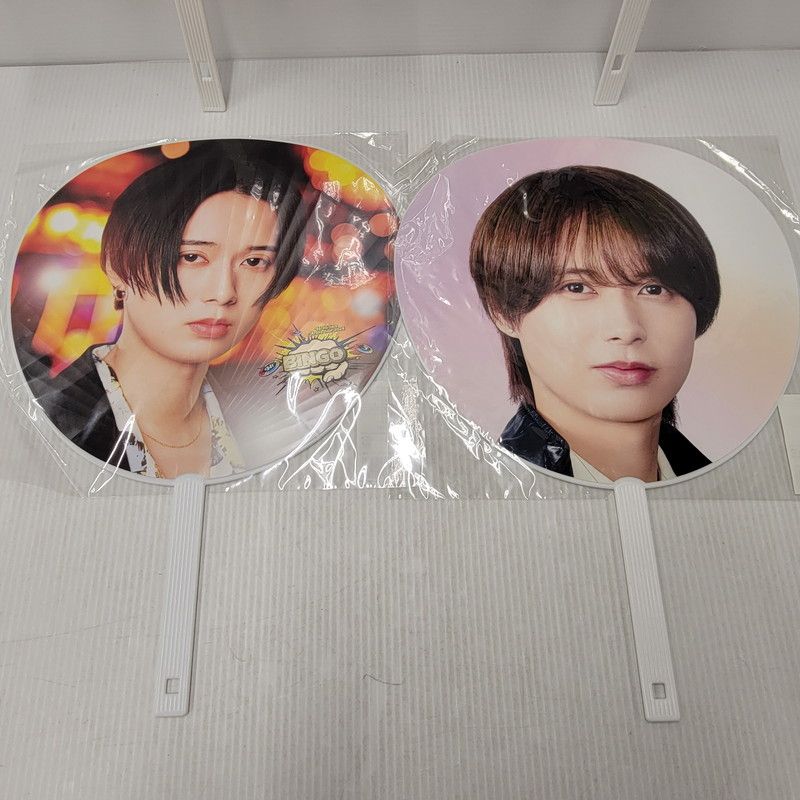 中古品】 KEY TO LIT HiHi Jets 井上 瑞稀 うちわ セット 【086-260524