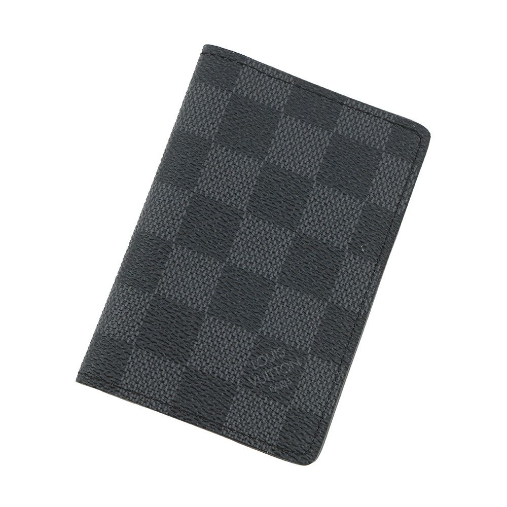 ルイヴィトン カードケース ダミエ・グラフィット オーガナイザー・ドゥ ポッシュ N63143 LOUIS VUITTON 黒 ブラック 名刺入れ パスケース 40,820円