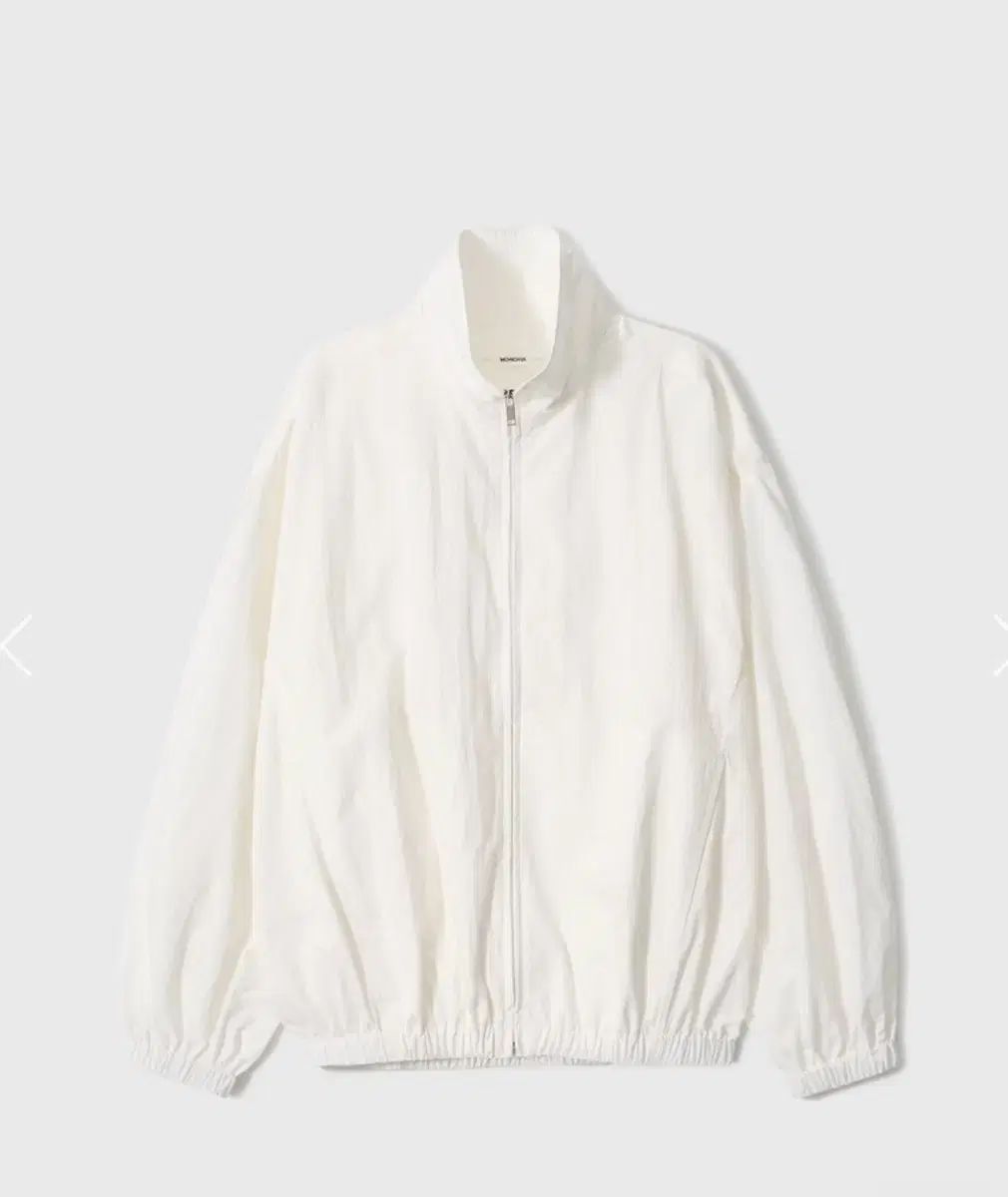 ウール Cotton High-Neck Jumper (White