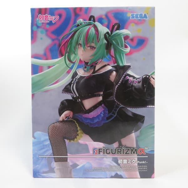 初音ミク フィギュア コレクション 中古 未開封品 FIGURIZMα 初音ミクシリーズ 初音ミク Punk！ SEGA/セガ