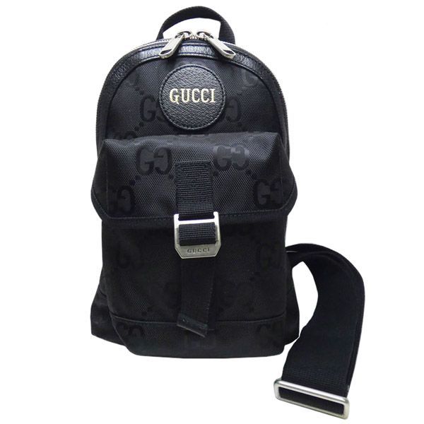 【中古Ａ】グッチ　GUCCI　オフザグリッド　ボディバッグ/ハンドバッグ　６５８６３１　ブラック