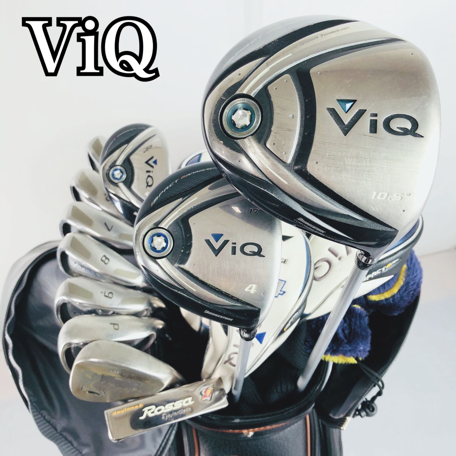 ブリヂストン VIQ 4本セット ゴルフクラブ 保証付】BRIDGESTONE ブリヂストン ViQ ゴルフクラブ フルセット