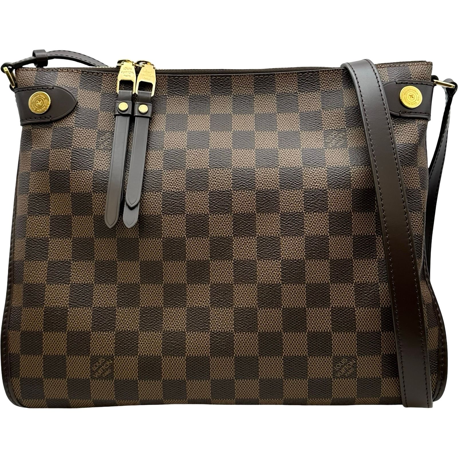 ルイ・ヴィトン LOUIS VUITTON ドゥオモ N41425 ブラウン ダミエキャンバス レディース ショルダーバッグ