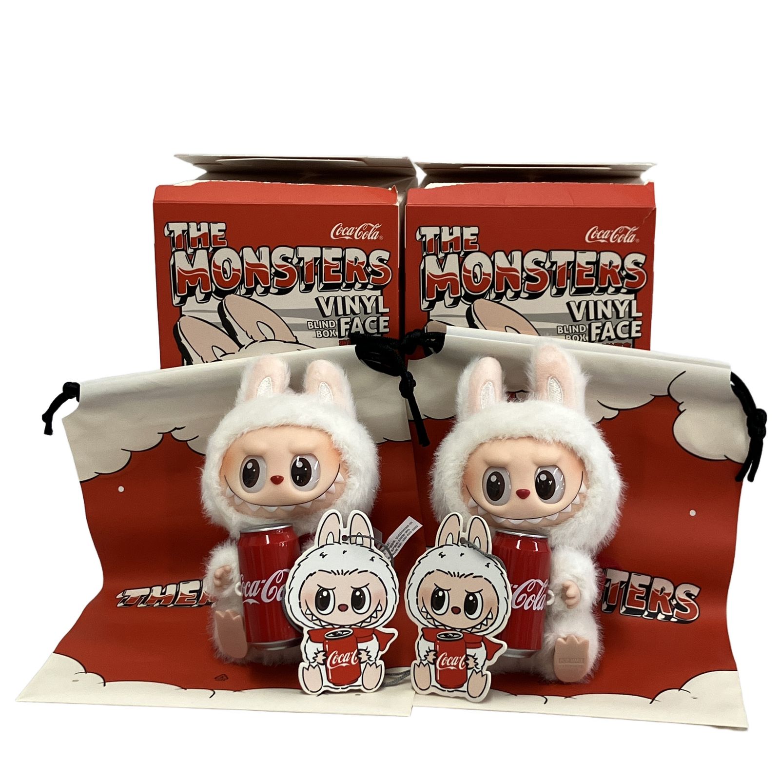 THE MONSTERS コカ・コーラ ぬいぐるみ LABUBU 2種類セット