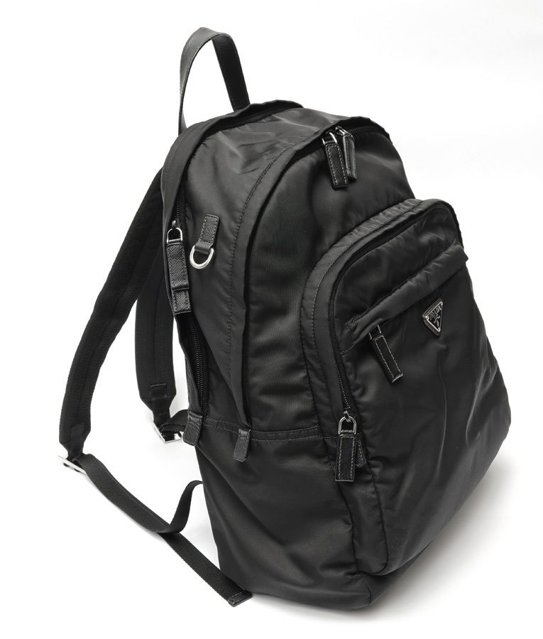送料無料，人気セール プラダ / PRADA Re-Nylon x サフィアーノレザー