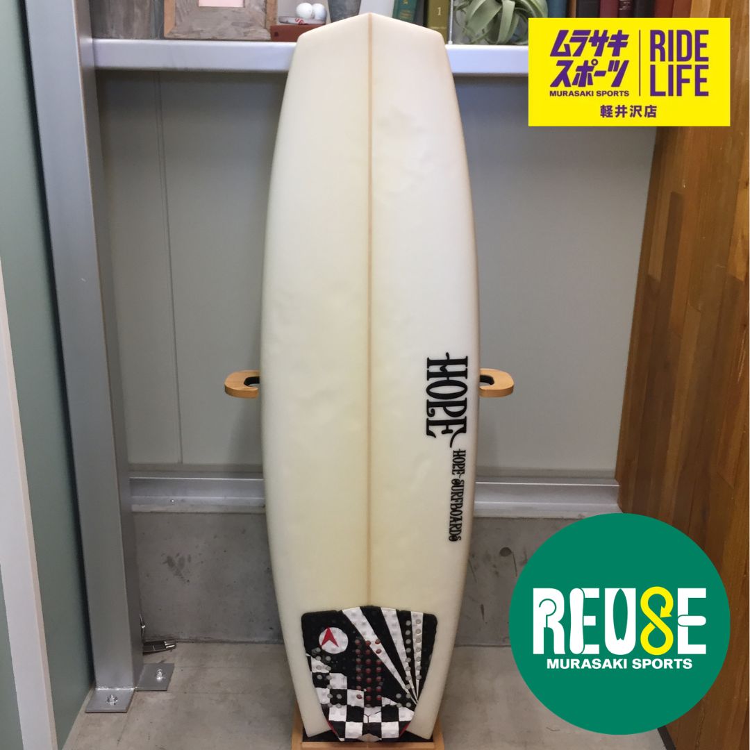 USE100送料込 5’1 【ムラスポ公式】HOPE MINIミニ サーフボード ショートボード ムラスポ ムラサキスポーツ USED 中古