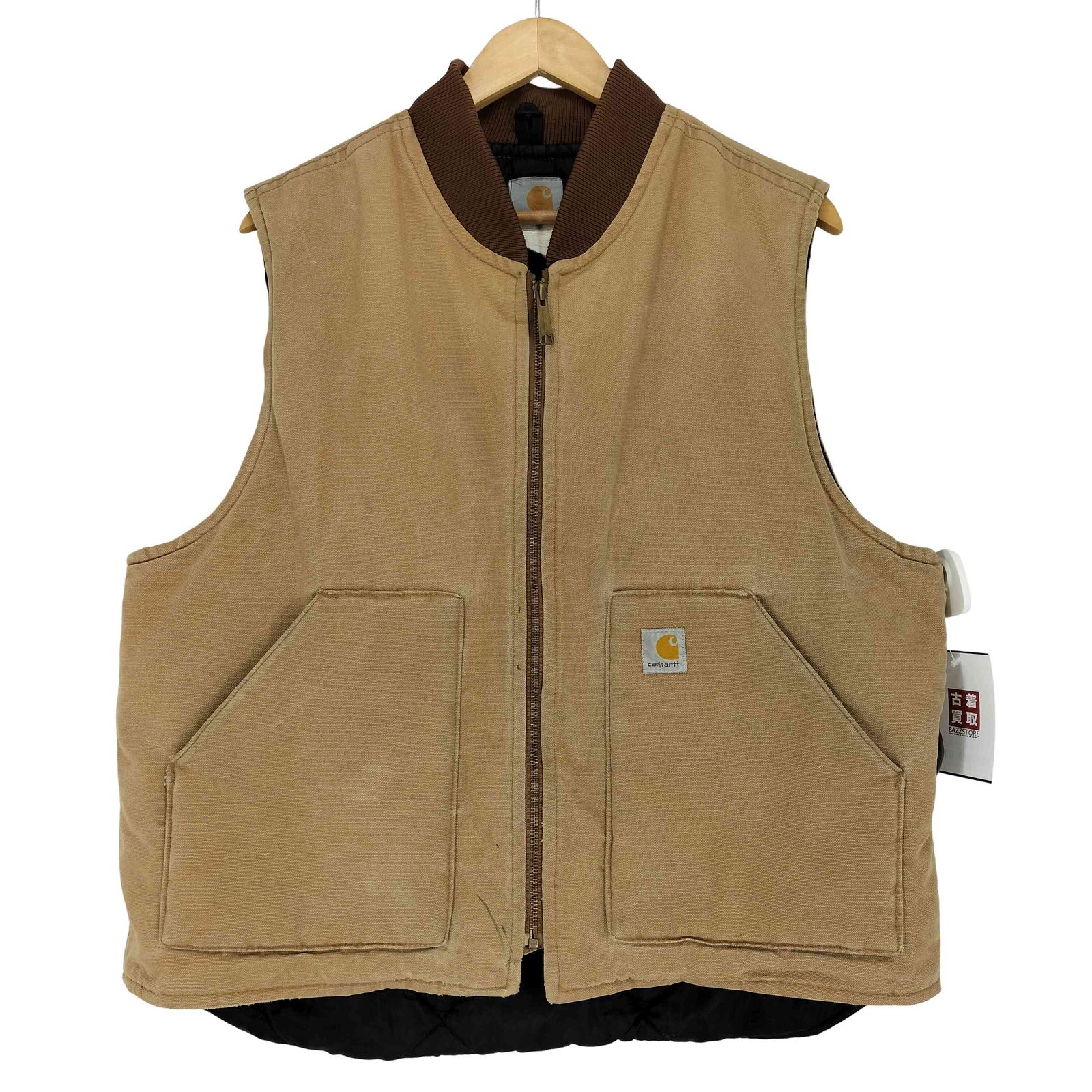 カーハート Carhartt 00S MADE IN MEXICO CARHARTT DUCK VEST ARCTIC QUILT LINED メンズ L