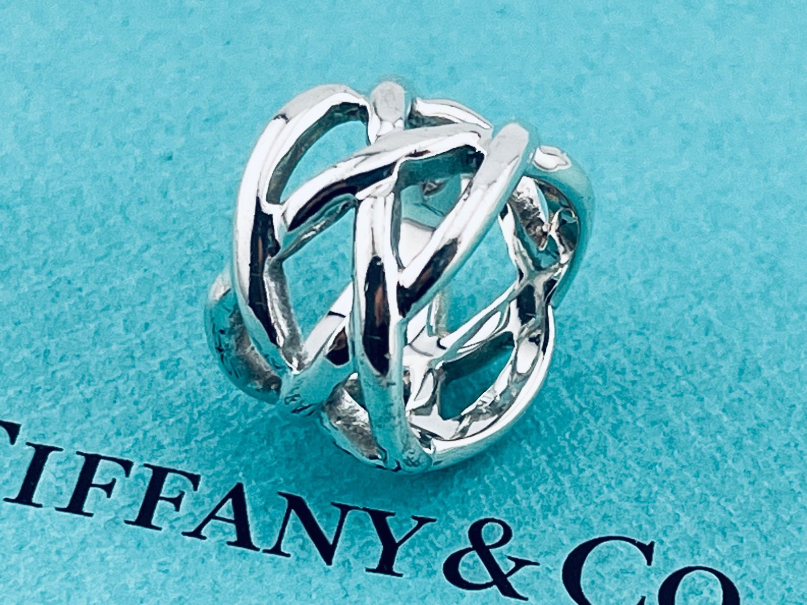a258 美品 Tiffany&Co. ティファニー ケルティック ノット リング