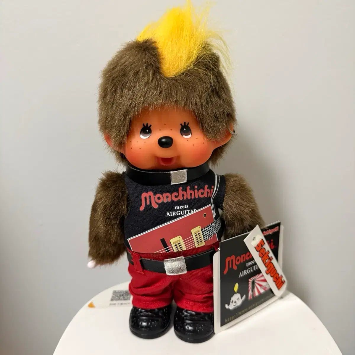 レア モンチッチ ウール エアギター ぬいぐるみ