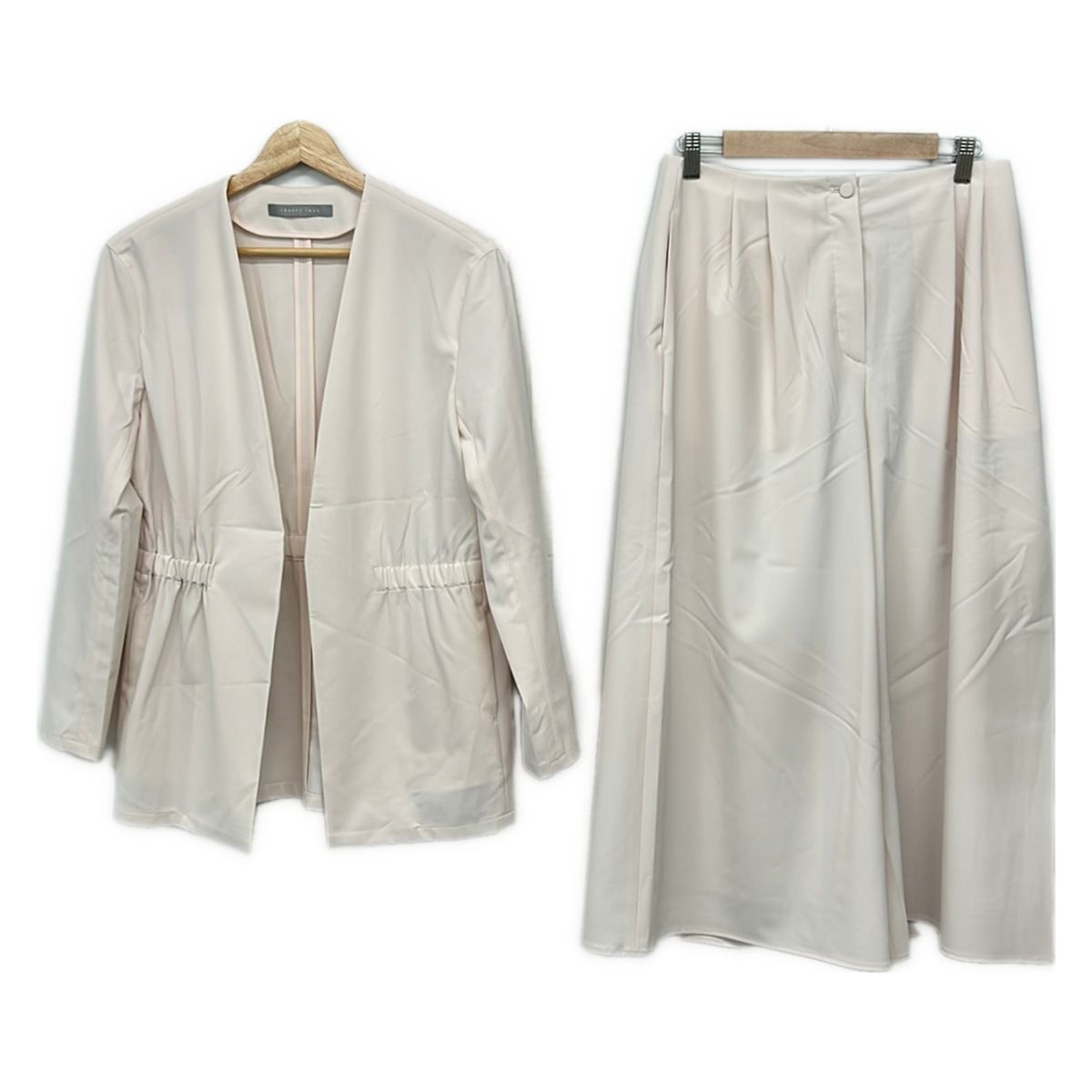 theory luxe(セオリーリュクス) レディースパンツスーツ レディース美品 - ライトピンク ワイドパンツ