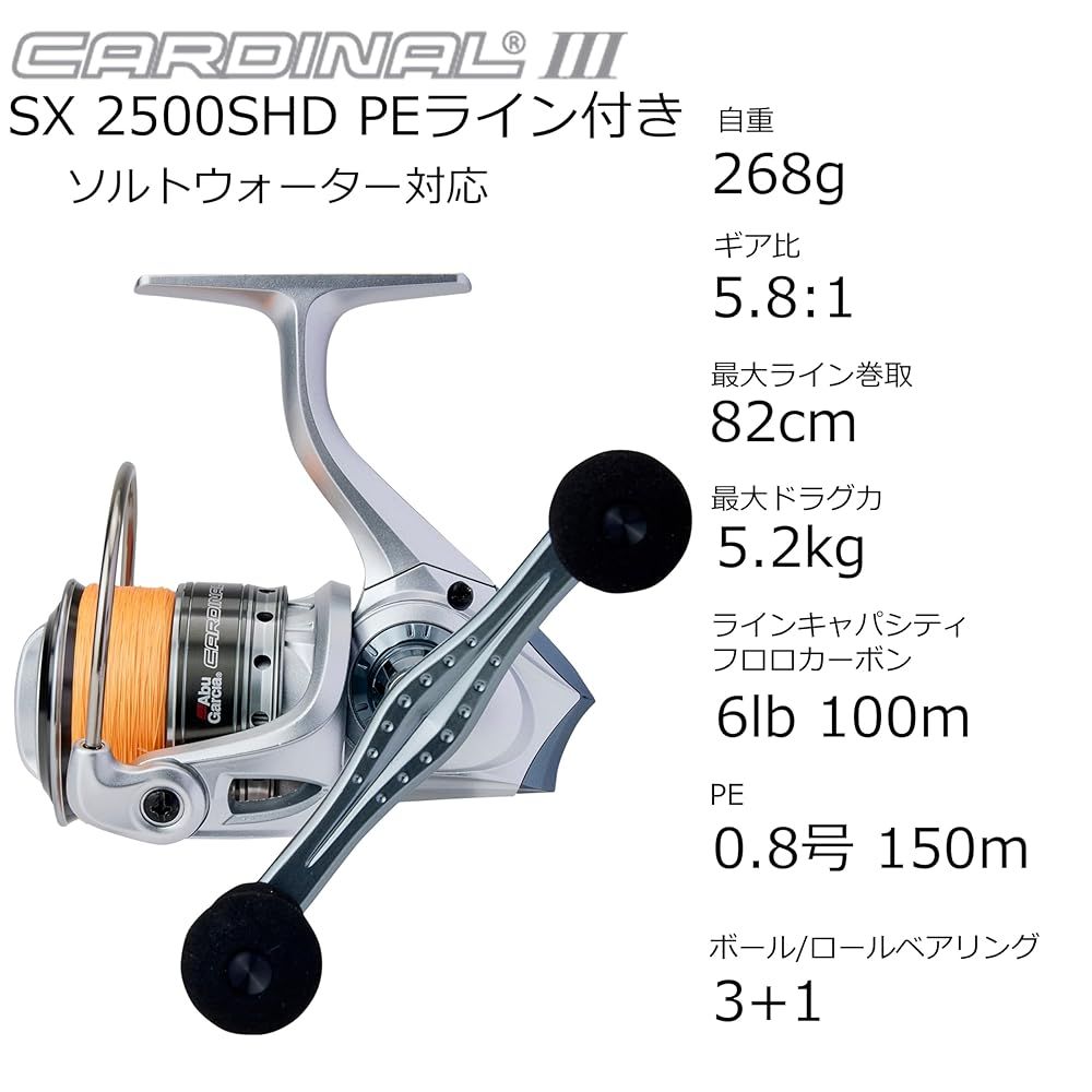 AbuGarcia (アブガルシア) CARDINAL カーディナル III SX2500SHD