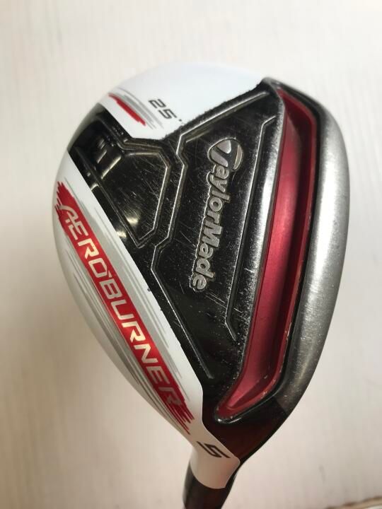 テーラーメイド　AERO BURNER　25度　TM5-215　Sフレックス　ユーティリティ　中古【最短即日発送】