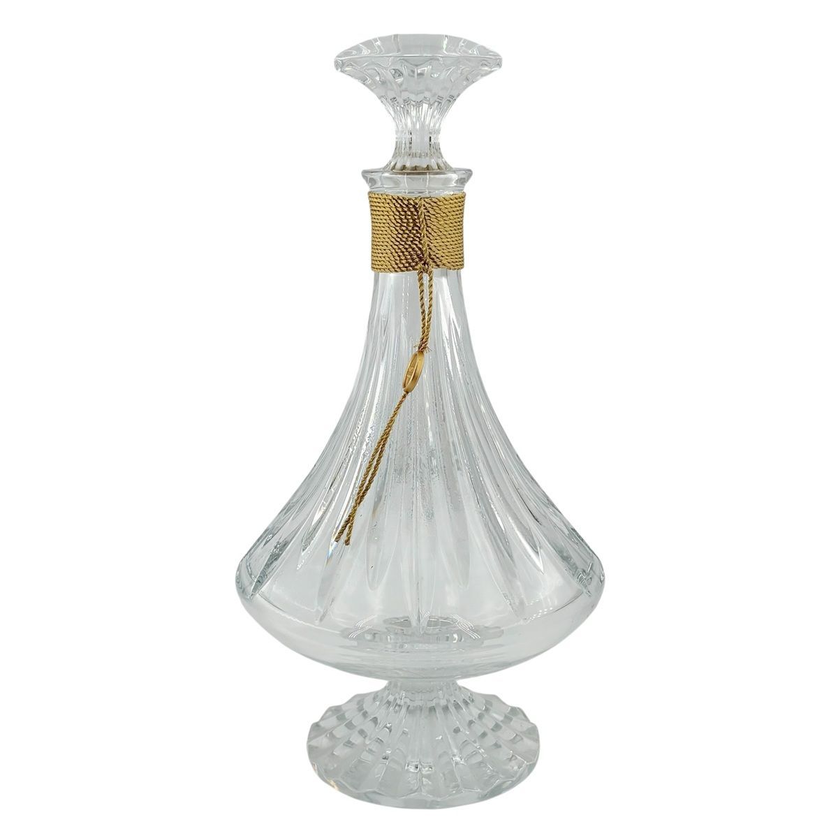 【中古】空ボトル カミュ トラディション CAMUS バカラ BACCARAT クリスタルガラス 替え栓付き 飾りボトル 透明 置物 26011940 AS