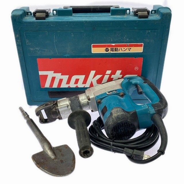 ☆中古品☆makita マキタ 100V 電動ハンマー HM0830 ケース付 六角軸 