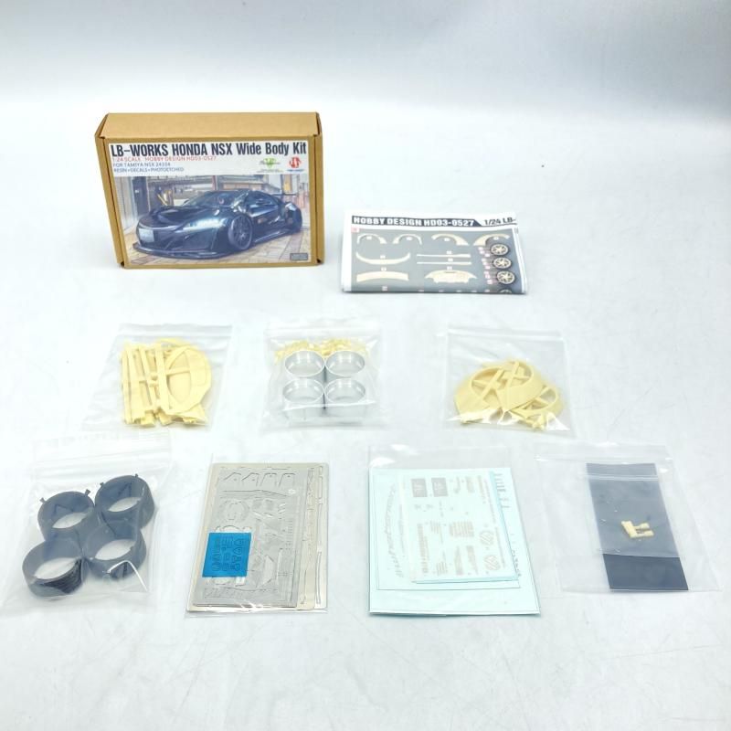 【中古】ﾎﾋﾞｰﾃﾞｻﾞｲﾝ ｶﾞﾚｰｼﾞｷｯﾄ 1/24 LB-WORKS HONDA NSX Wide Body Kit 未組立品[13][240013257617]