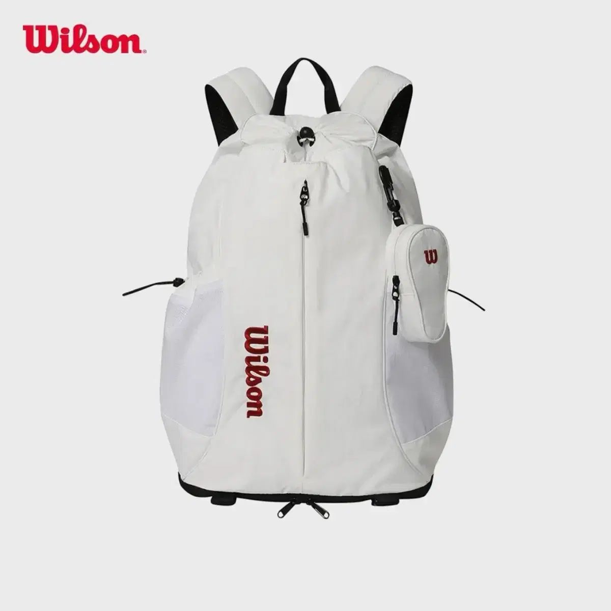 ウィルソン wilson ドローストリング V2 テニスバッグ 白
