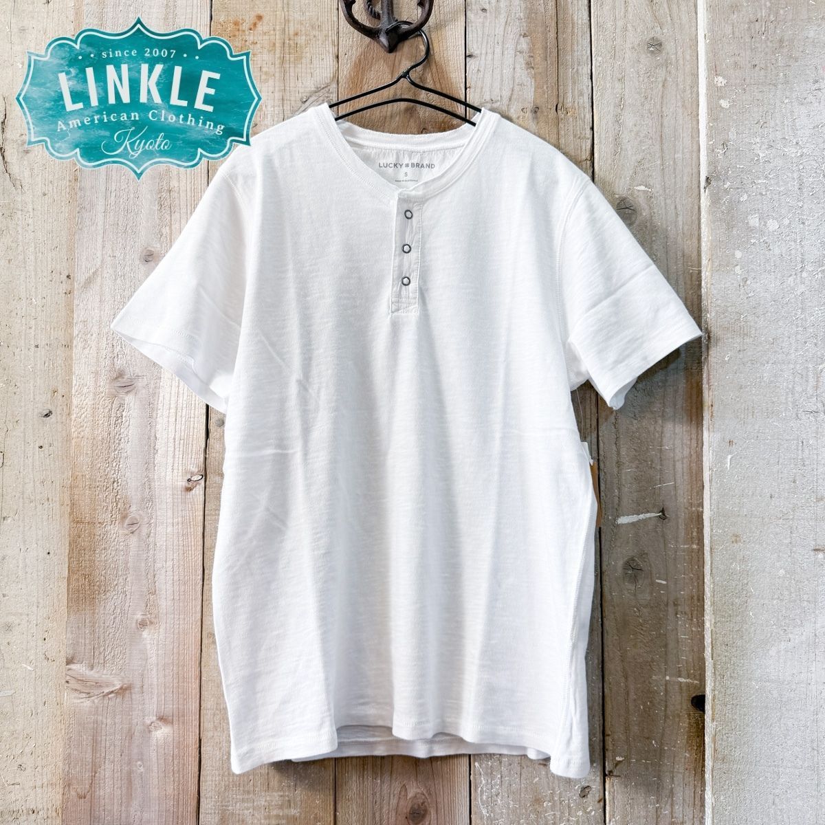 Lucky Brand(ラッキーブランド)：スラブ ヘンリー Tシャツ