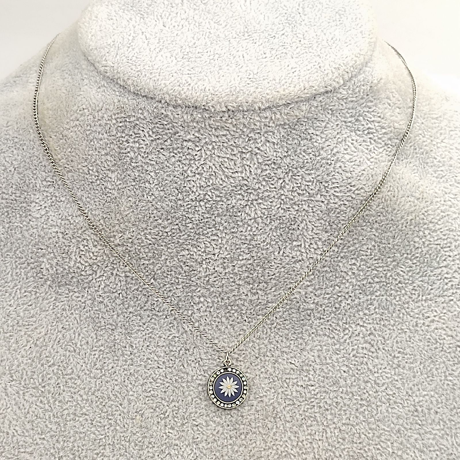 ウェッジウッド ジャスパーネックレス ブルー シルバー925 1.3g - メルカリ