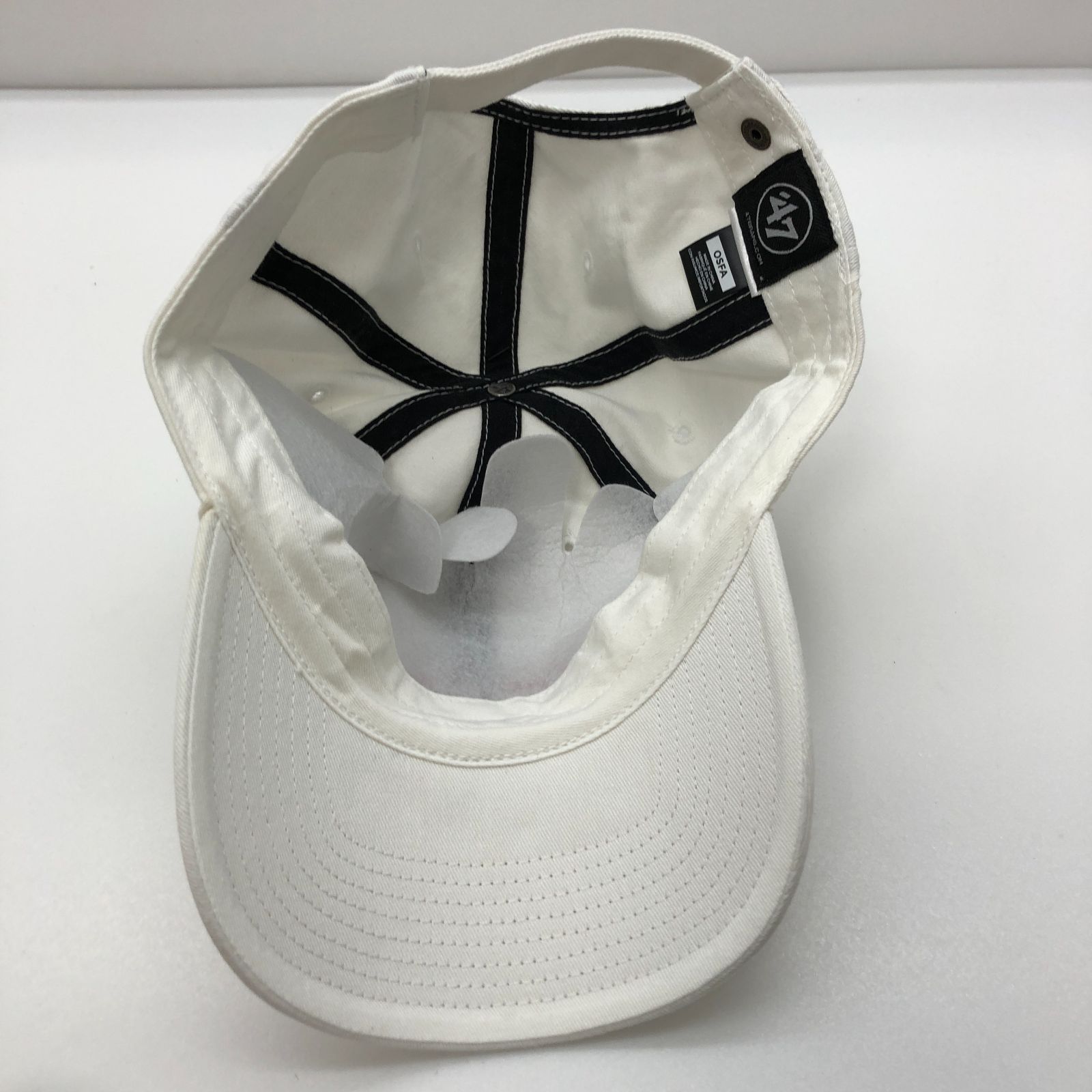 未使用品】WEEKEND×'47 ベースボールキャップ 帽子 ホワイト×オレンジ
