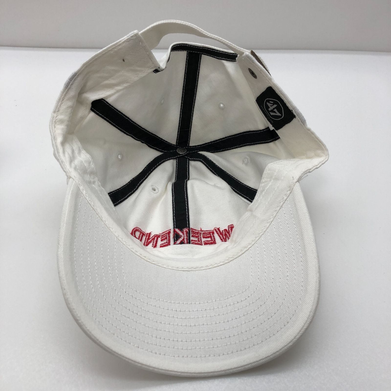 未使用品】WEEKEND×'47 ベースボールキャップ 帽子 ロゴ ホワイト