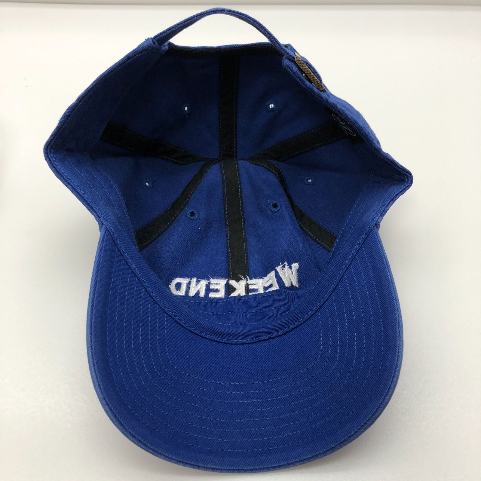 未使用品】WEEKEND×'47 ベースボールキャップ 帽子 ロゴ ブルー