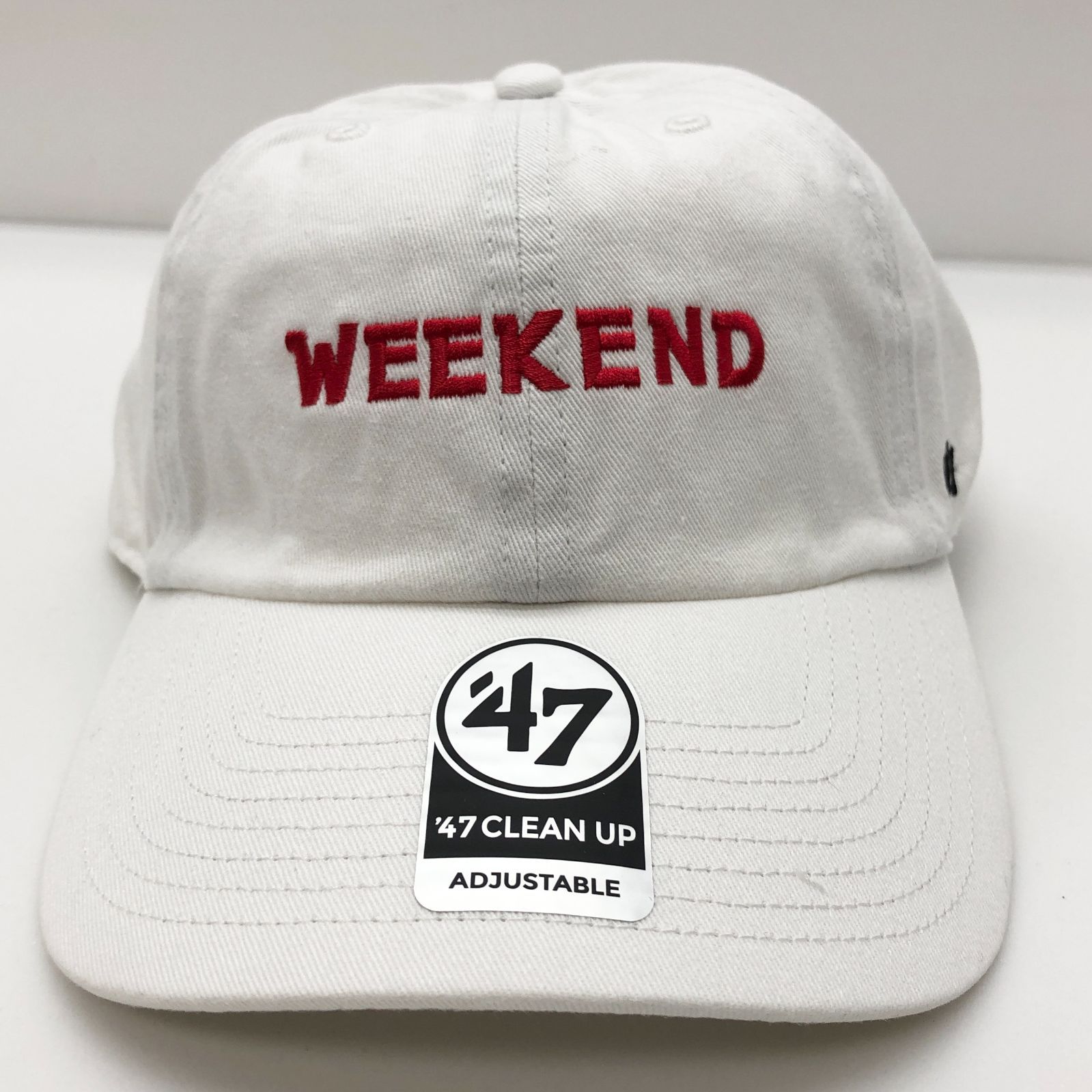 未使用品】WEEKEND×'47 ベースボールキャップ 帽子 ロゴ ホワイト