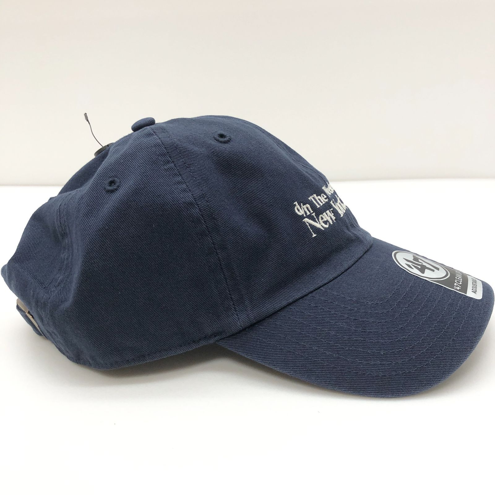 GOODENOUGH ベースボールキャップ ネイビー 未使用品】WEEKEND×'47 ベースボールキャップ 帽子 ネイビー×ホワイト