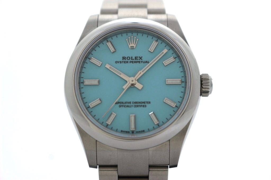 ROLEX ロレックス オイスターパーペチュアル31 277200 ターコイズ ステンレススチール レディース 自動巻き 2148104106506 【200】【中古】