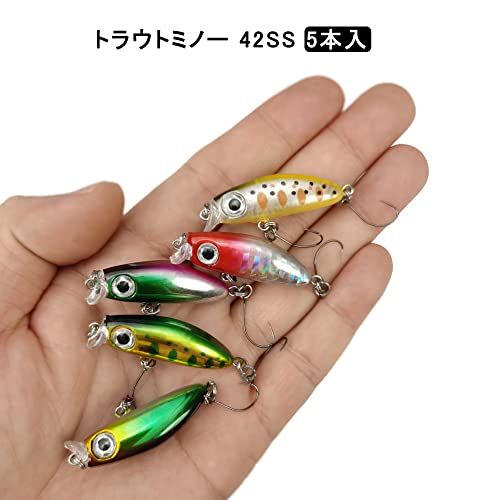 ルアーセット Vmsixvm 釣具セット 管理釣り場 渓流 ルアー 含むトラウトスプーン ルアー クランクベイト シンキングミノー スイベル スナップ スピナー ルア ニジマス バーブレスフック バス釣り 海水魚 淡水魚対応 釣り初心者に★m 4b6c3b21