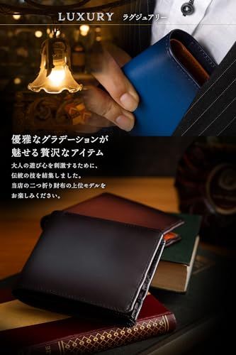 財布 メンズ 2つ折り 【所ジョージの世田谷ベース掲載】 二つ折り アンティークレザー 二つ折り財布 10 BRD-CML★m 998eb2ee