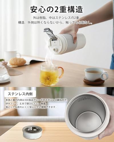 【新品】電気ケトル ポータブル トラベルケトル 550ml大容量 海外対応 6段階温度調節 保温 持ち運びケトル 400W 5分急速沸かし 一人暮らし 小型 電気ポット 漏れない 携帯ポット 空焚き防止 水筒 電気温水カップ お湯・コーヒー・ 83c6c198 【新品】電気ケトル ポータブル トラベルケトル 550ml大容量 海外対応 6段階温度調節 保温 持ち運びケトル 400W 5分急速沸かし 一人暮らし 小型 電気ポット 漏れない 携帯ポット 空焚き防止 水筒 電気温水カップ お湯・コーヒー・ 83c6c198