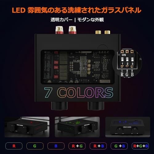 【新品】Nobsound A5 TPA3255 ステレオ アンプ HiFi オーディオ Class D デジタルパワーアンプ ハイパスフィルター搭載 ホームシアター ブックシェルフスピーカー対応 300W x2 45396b98