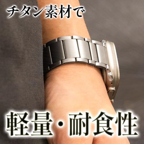 【新品】[BELTIES] 最新対応 スマートウォッチ アップルウォッチバンド 38mm 40mm 41mm 42mm 44mm 45mm 46mm 49mm アップルウォッチ11 シリーズ11 マグネット チタン メタルバンド ベルト メン 68cfae60