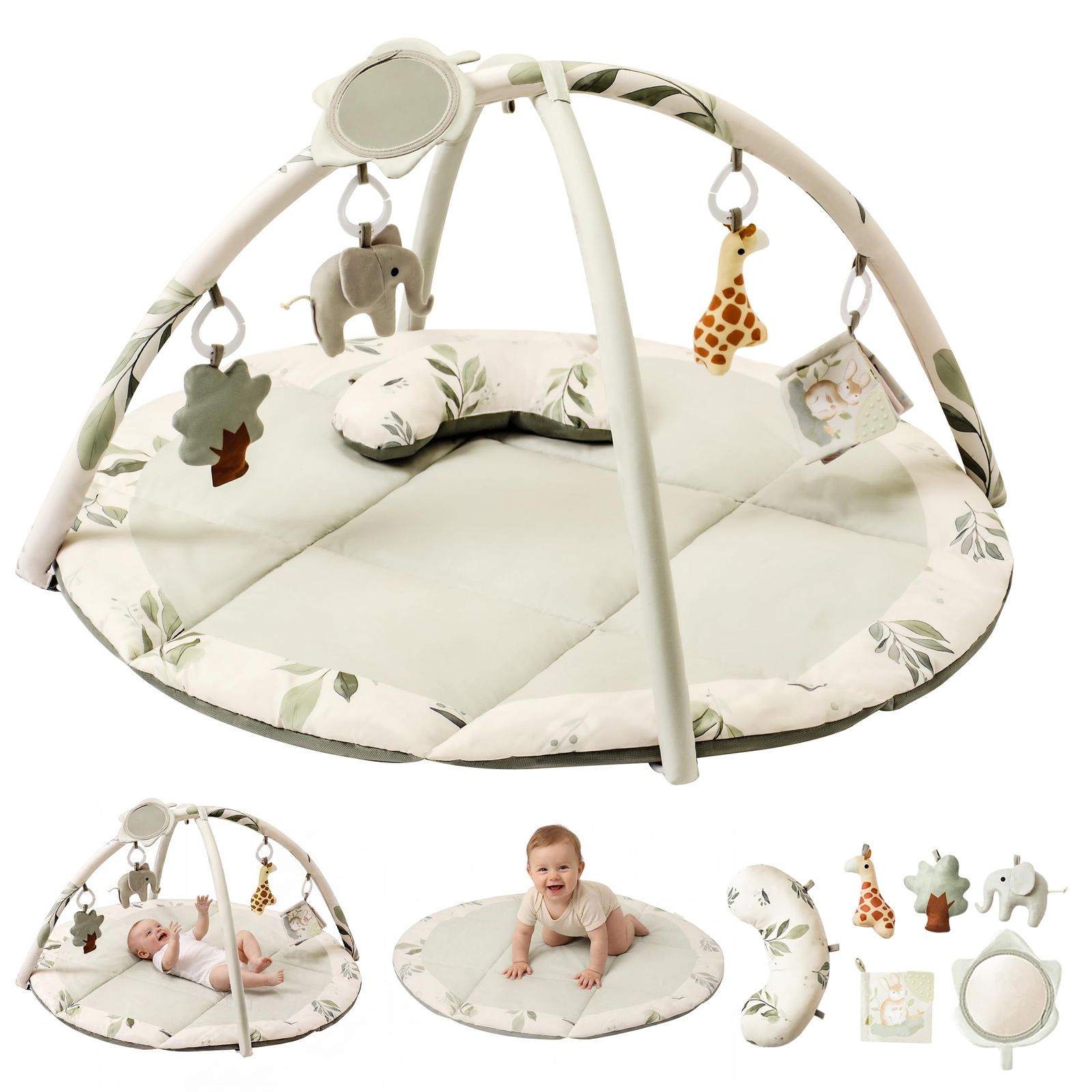【新品】Fortella ベビージム プレイジム プレイマット 北欧風 おしゃれ 五感刺激 赤ちゃん 新生児 0歳? 知育玩具 メリー おもちゃ 室内遊具 出産祝い プレゼント (セージグリーン) 8f229391 【新品】Fortella ベビージム プレイジム プレイマット 北欧風 おしゃれ 五感刺激 赤ちゃん 新生児 0歳? 知育玩具 メリー おもちゃ 室内遊具 出産祝い プレゼント (セージグリーン) 8f229391