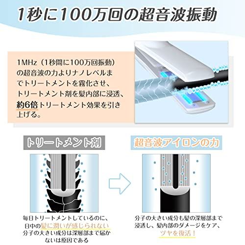 【新品】超音波トリートメント アイロン トリートメントアイロン ツヤ髪 髪質改善 超音波トリートメント トリートメント浸透促進 ヘアアイロン ヘアダメージ補修 ヘアケア 1MHz 超音波 青色LED 浸透率アップ トリートメント導入器 ヘアケ 00d96fa8 【新品】超音波トリートメント アイロン トリートメントアイロン ツヤ髪 髪質改善 超音波トリートメント トリートメント浸透促進 ヘアアイロン ヘアダメージ補修 ヘアケア 1MHz 超音波 青色LED 浸透率アップ トリートメント導入器 ヘアケ 00d96fa8