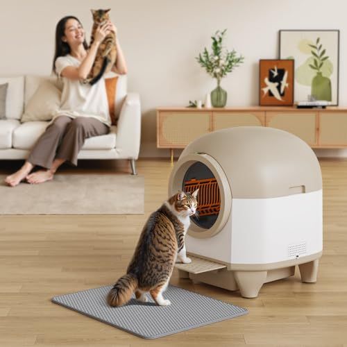 【新品】Alebert(アレベルト) 猫 自動トイレ オシッコが漏れない 猫トイレ 自動 ランキング スマホ遠隔管理 センサー付き 飛散防止 自動清掃 多頭飼い用 定期清掃 掃除簡単 お留守番 専用APP IOS/Android対応 日本語説 545417b8