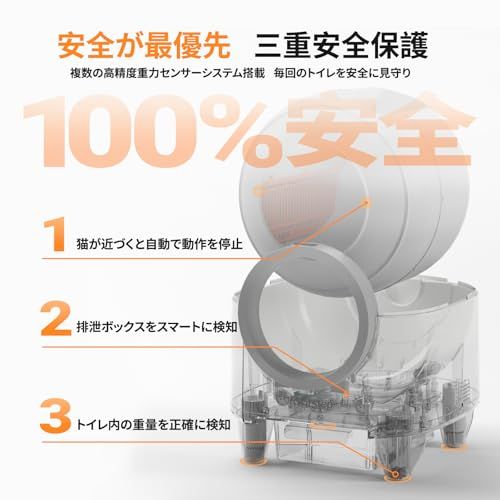 【新品】Footstep 猫 トイレ 自動トイレ 全自動猫トイレ 【飛散防止&強力消臭】 スマホ管理 アプリ遠隔操作 センサー付き 挟み込み防止 安全設計 自動清掃 定期清掃 90L大容量 多頭飼い お留守番対策 掃除簡単 静音 IOS/An 8c7b0f3a 【新品】Footstep 猫 トイレ 自動トイレ 全自動猫トイレ 【飛散防止&強力消臭】 スマホ管理 アプリ遠隔操作 センサー付き 挟み込み防止 安全設計 自動清掃 定期清掃 90L大容量 多頭飼い お留守番対策 掃除簡単 静音 IOS/An 8c7b0f3a