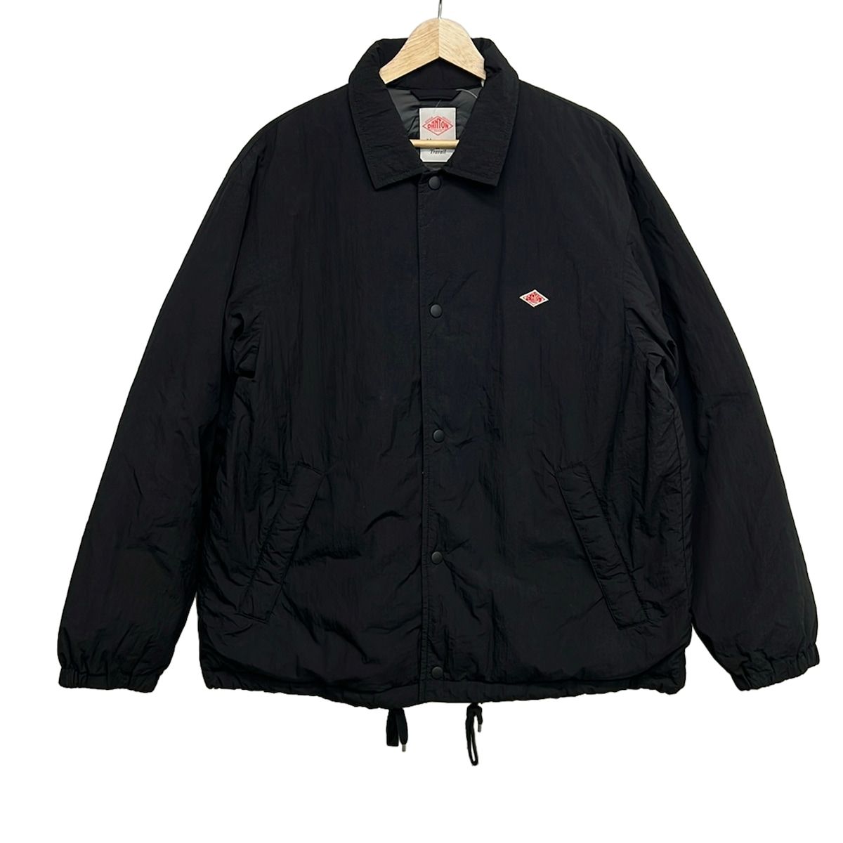 DANTON(ダントン) ダウンジャケット サイズL メンズ美品 - 黒 長袖/冬/サンプル品