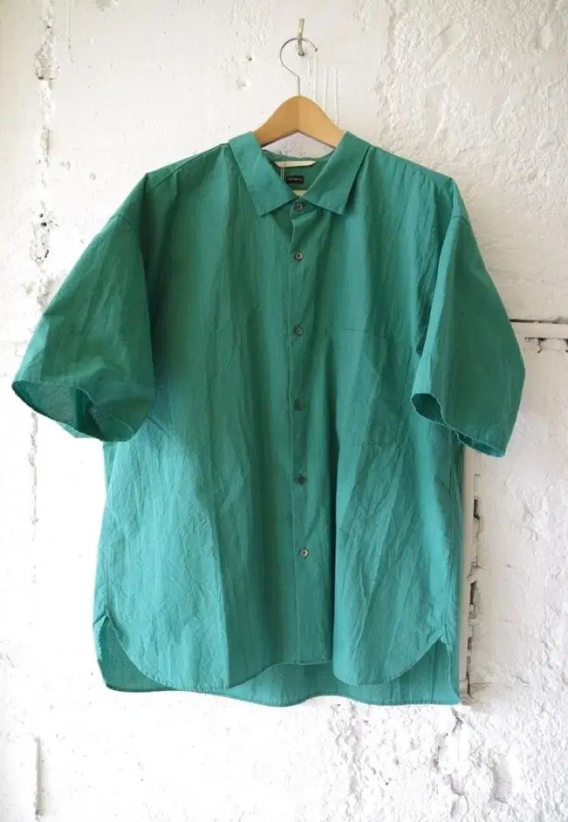 M ナナミカ WIND AND WISH シャツ グリーン 新品 100-105