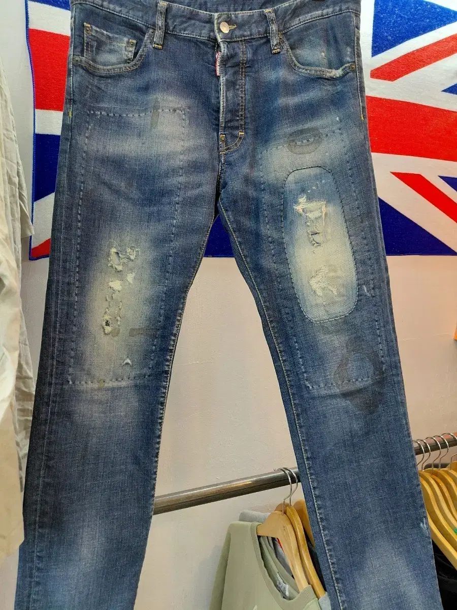 Dsquared2 パッチ デニム ズボン 36