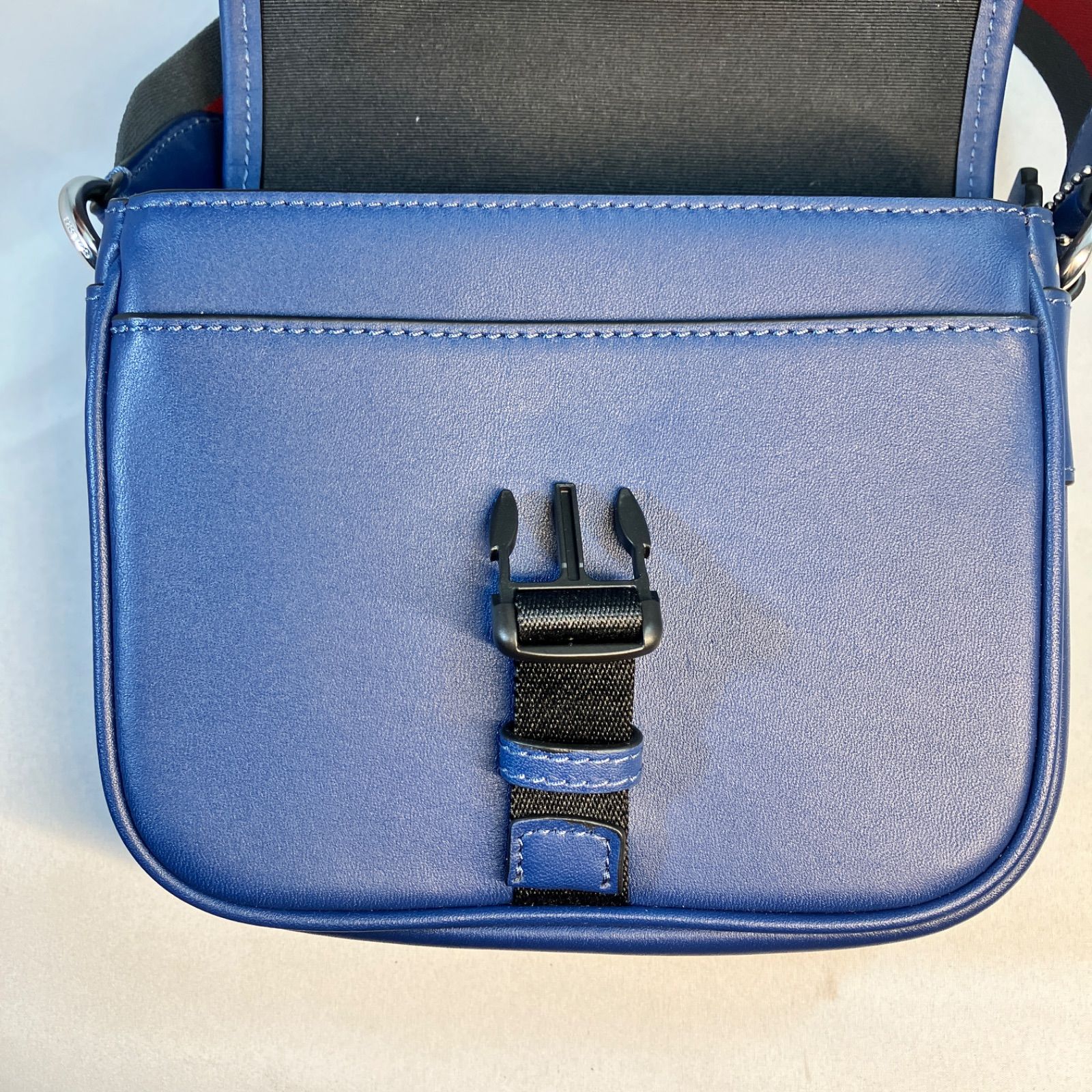 美品 COACH コーチ レーサー クロスボディ バッグ・ヴァーシティ 