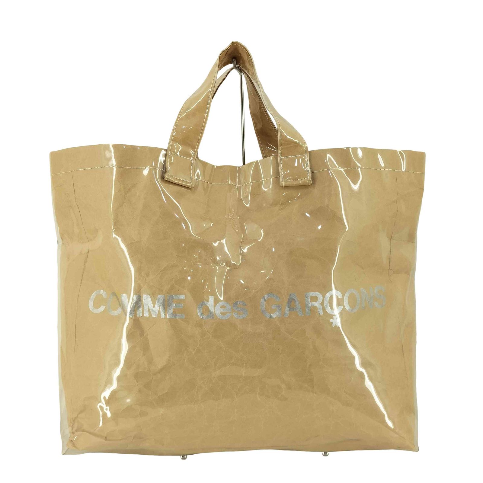コムデギャルソン COMME des GARCONS PVCクラフトペーパービニールトートバッグ メンズ 表記無