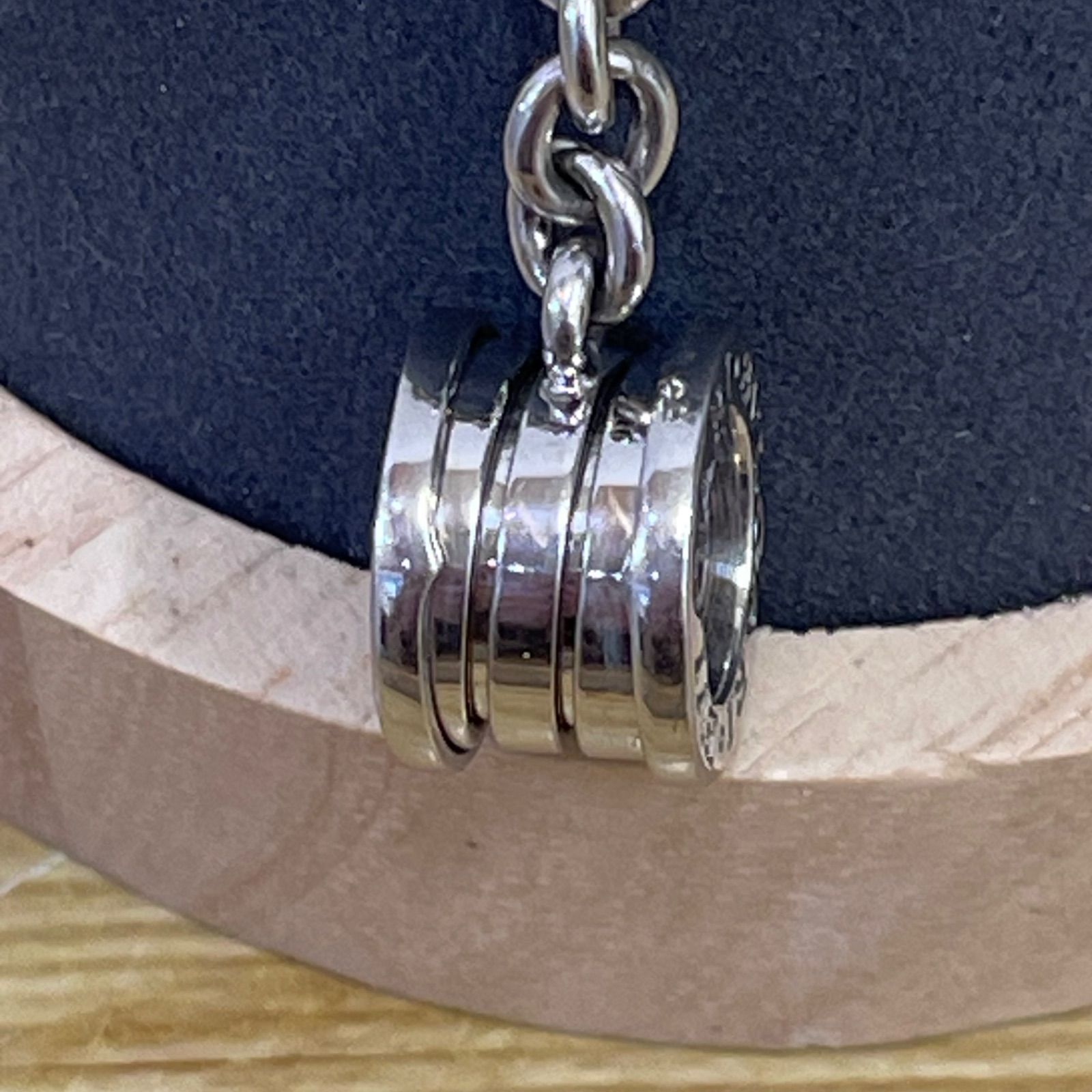 □ブルガリ BVLGARI ビーゼロワン ブレスレット キーリング SV925 A26