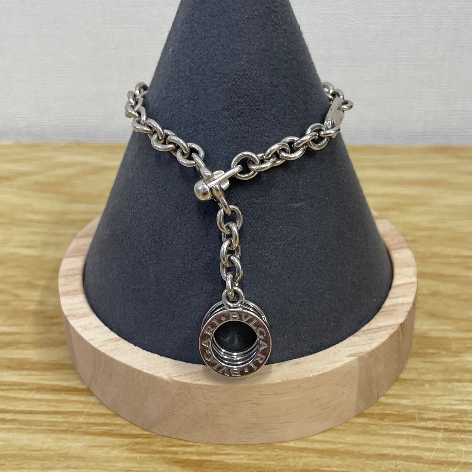 □ブルガリ BVLGARI ビーゼロワン ブレスレット キーリング SV925 A26