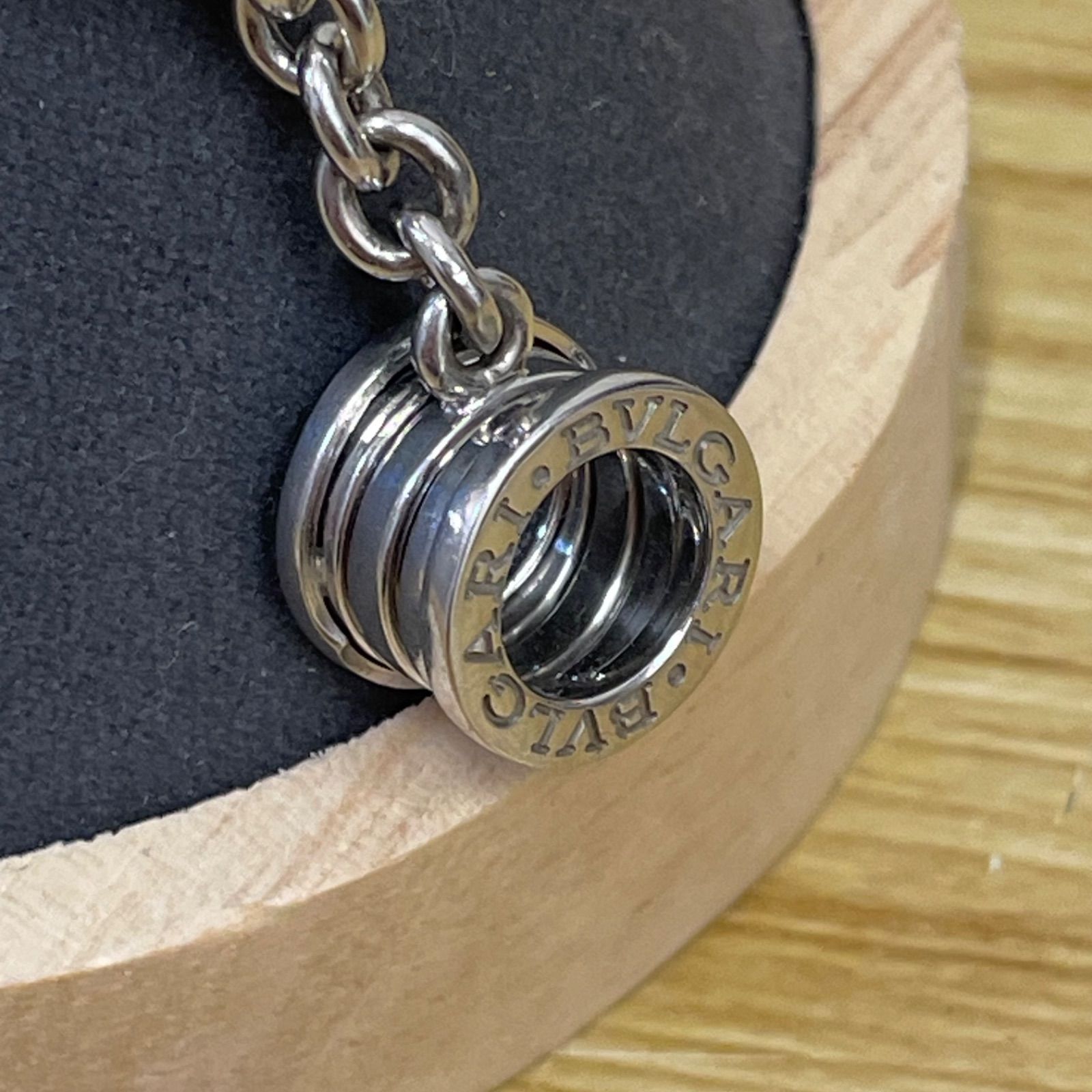 □ブルガリ BVLGARI ビーゼロワン ブレスレット キーリング SV925 A26