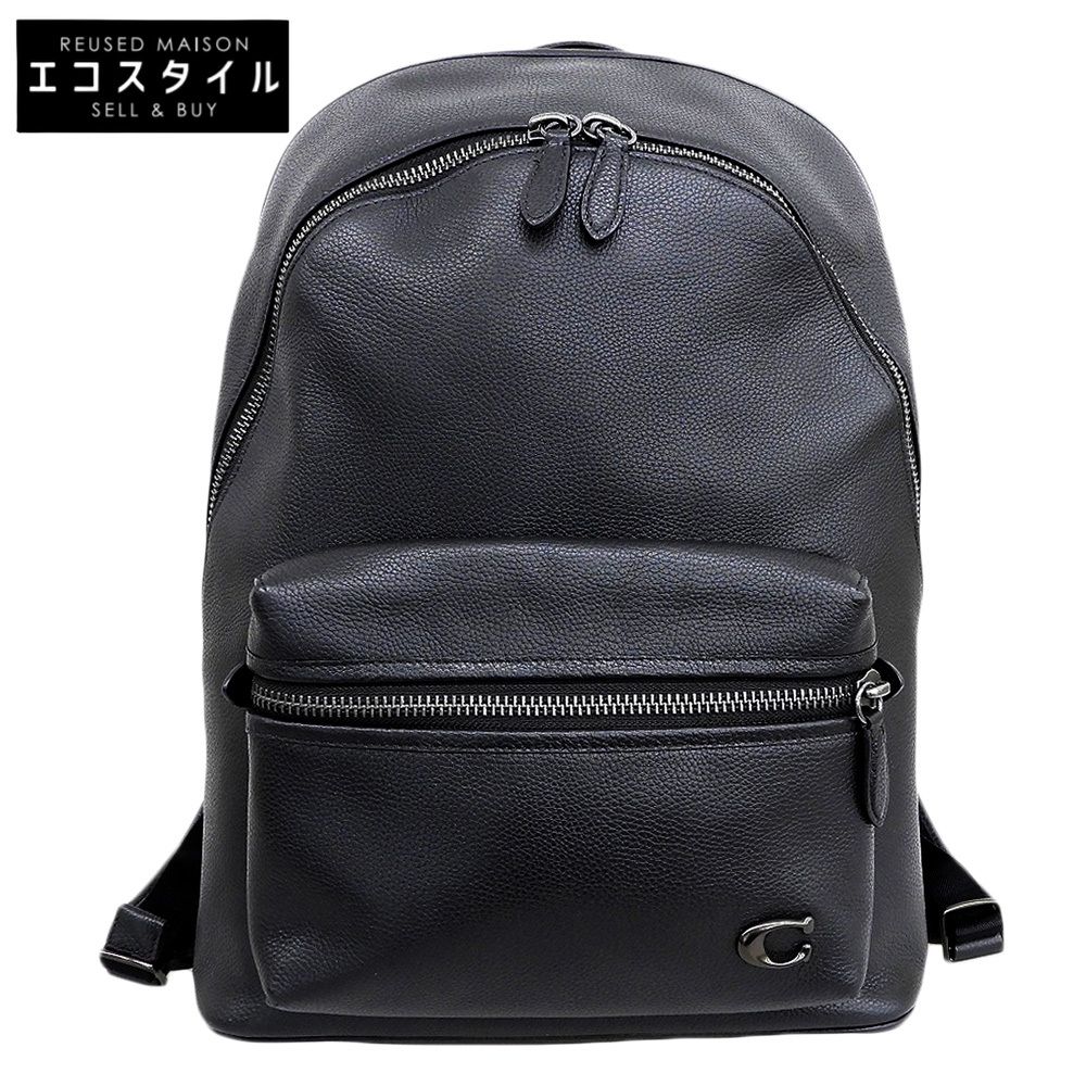COACH コーチ 美品 チャーター バックパック リュック デイパック メンズ ブラック CP161