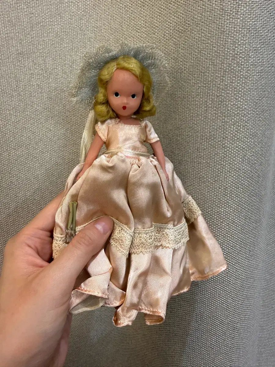 ヴィンテージ 낸시ドール 낸시 & ストーリーブック ぬいぐるみ ピンク ドレス