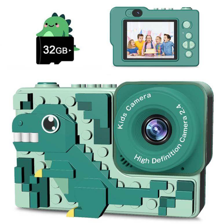 キッズカメラ 子供用カメラ 【2024新登場】 トイカメラ 4800万画素 1080P HD 動画カメラ デジタルカメラ 2.4インチIPS大画面 8倍ズーム タイマー撮影 自撮り機能 32GBカード付 知育玩具 おもちゃ 子供の日 誕生日プ a82718a4