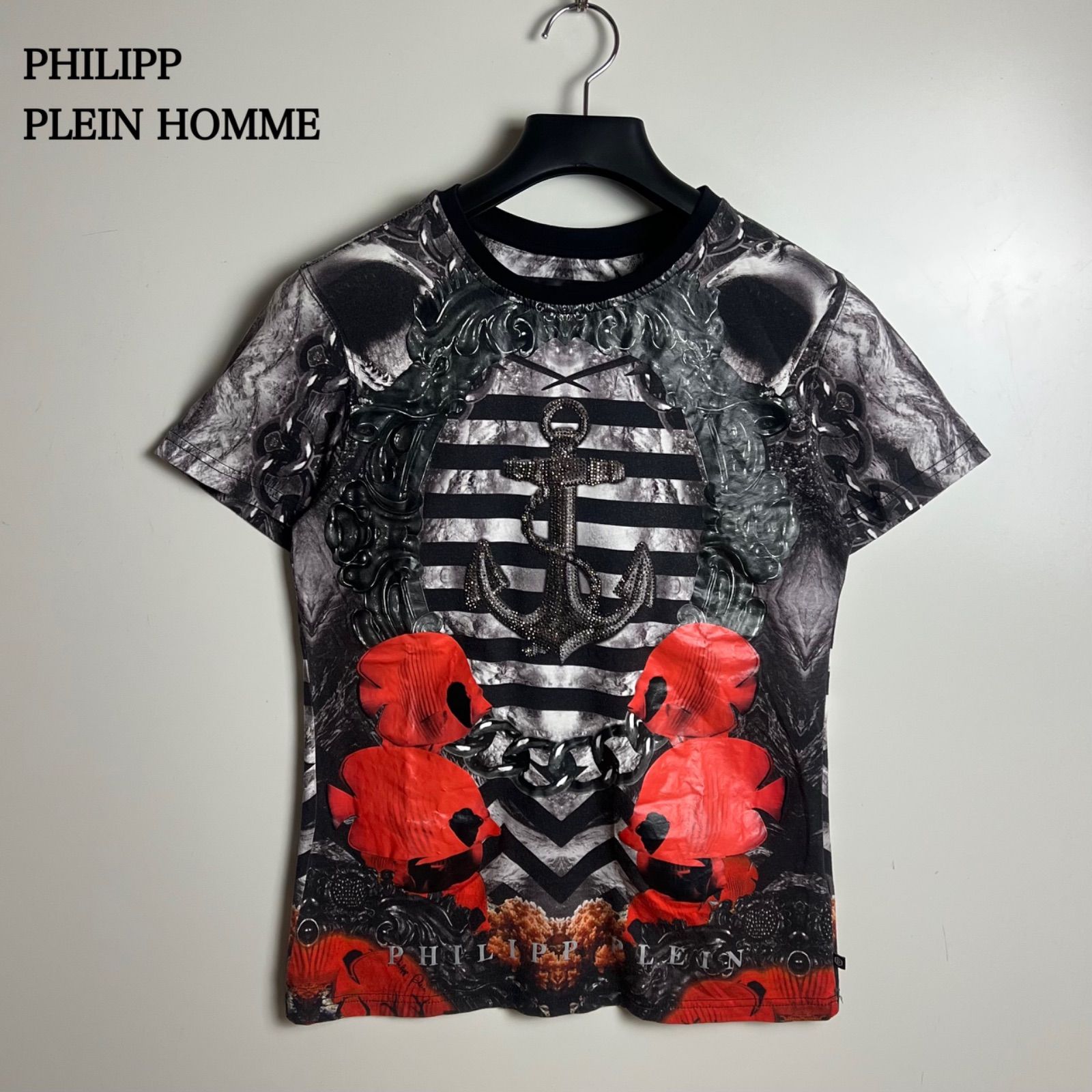 PHILIPP PLEIN HOMME 15ss archive aquarium Tee S フィリッププレイン 